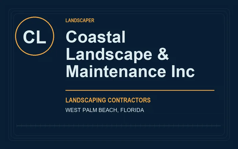 Coastal Landscape & Maintenance Inc in West Palm Beach, Florida