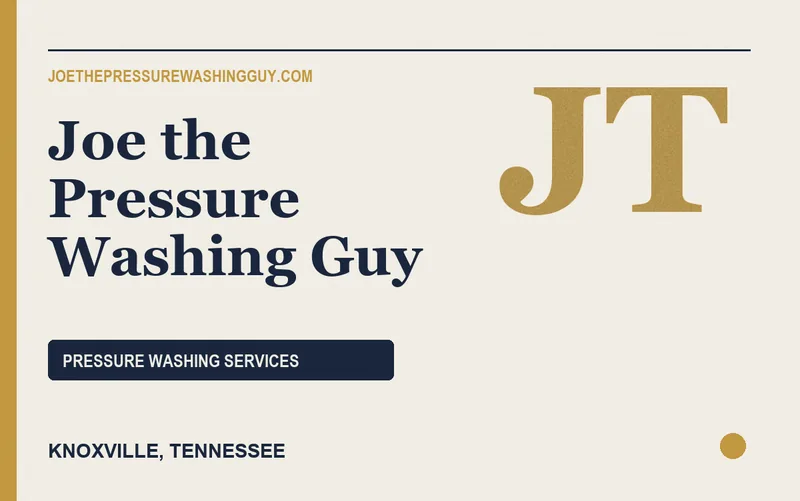 Joe the Pressure Washing Guy in Knoxville, Tennessee