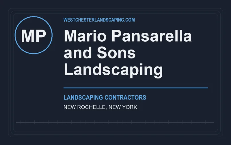 Mario Pansarella and Sons Landscaping in New Rochelle, New York