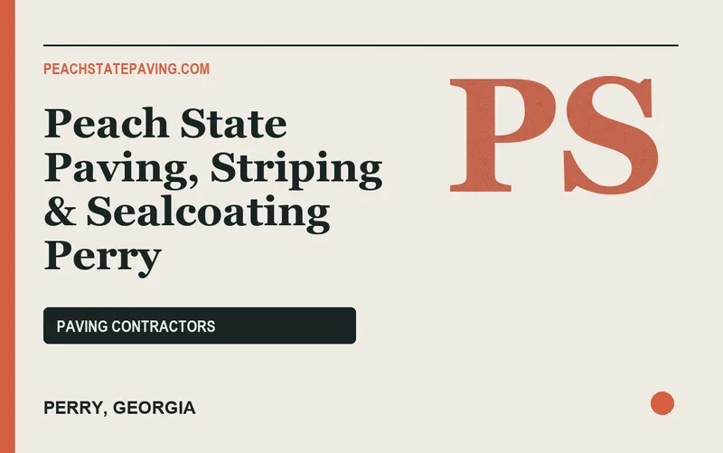Peach State Paving, Striping & Sealcoating Perry in Perry, Georgia