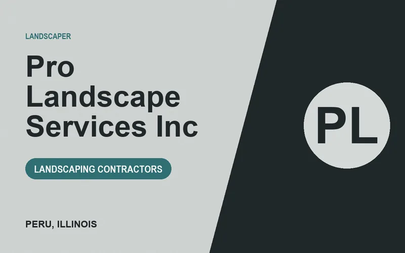 Pro Landscape Services Inc in Peru, Illinois