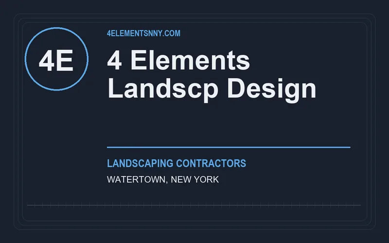 4 Elements Landscp Design in Watertown, New York