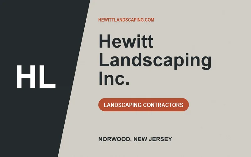 Hewitt Landscaping Inc. in Norwood, New Jersey