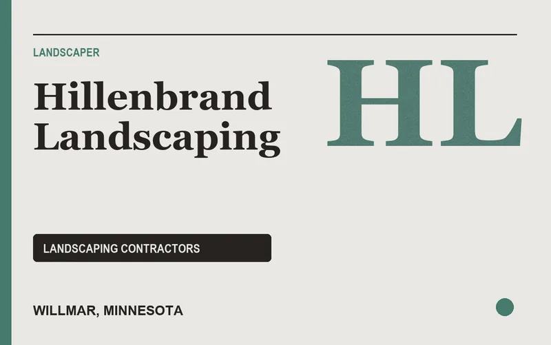 Hillenbrand Landscaping in Willmar, Minnesota