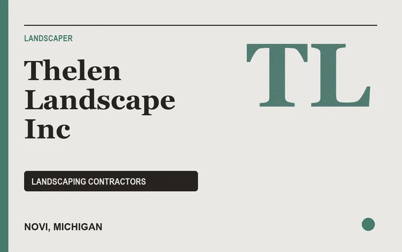 Thelen Landscape Inc in Novi, Michigan