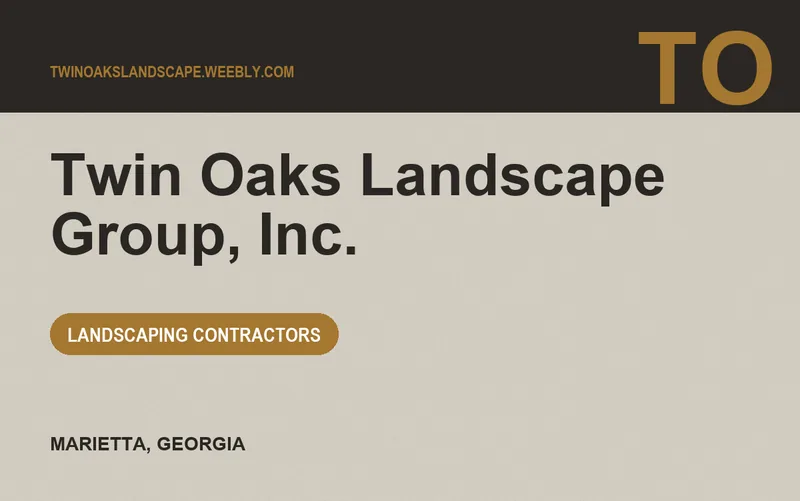 Twin Oaks Landscape Group, Inc. in Marietta, Georgia