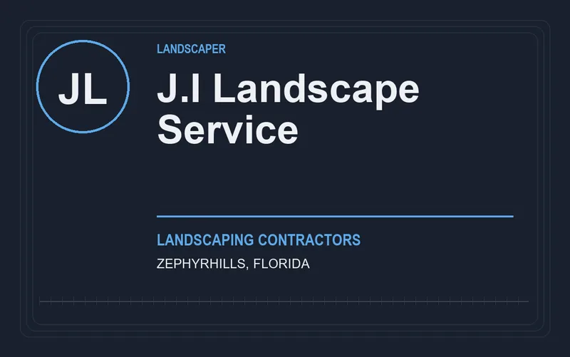 J.I Landscape Service in Zephyrhills, Florida