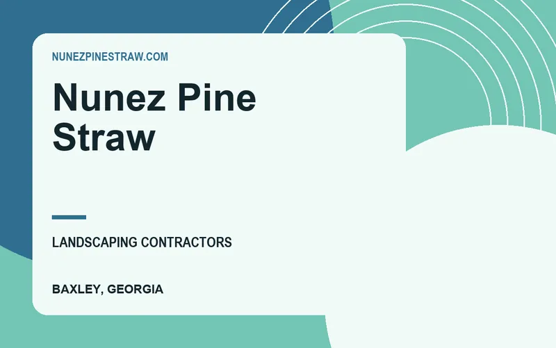 Nunez Pine Straw in Baxley, Georgia