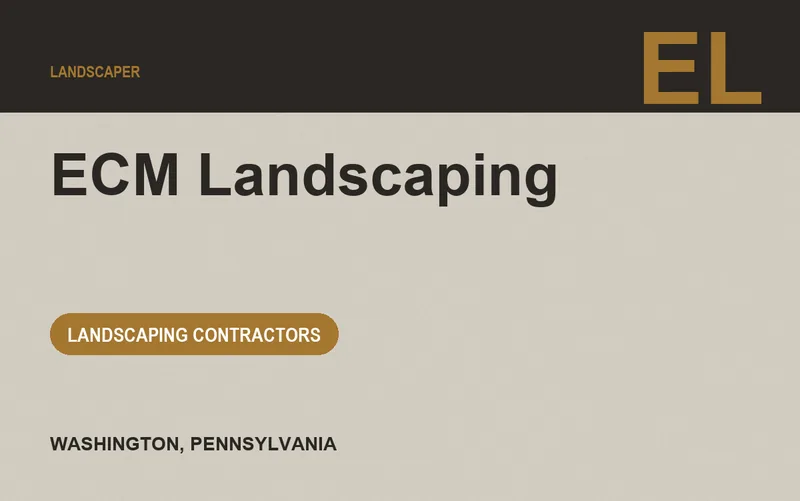 ECM Landscaping in Washington, Pennsylvania