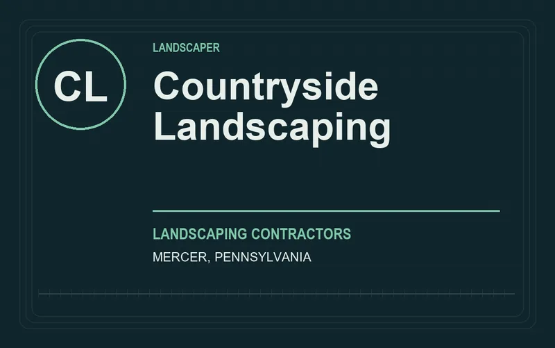 Countryside Landscaping in Mercer, Pennsylvania