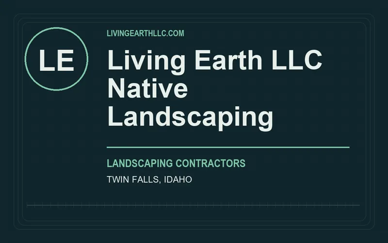 Living Earth LLC Native Landscaping in Twin Falls, Idaho