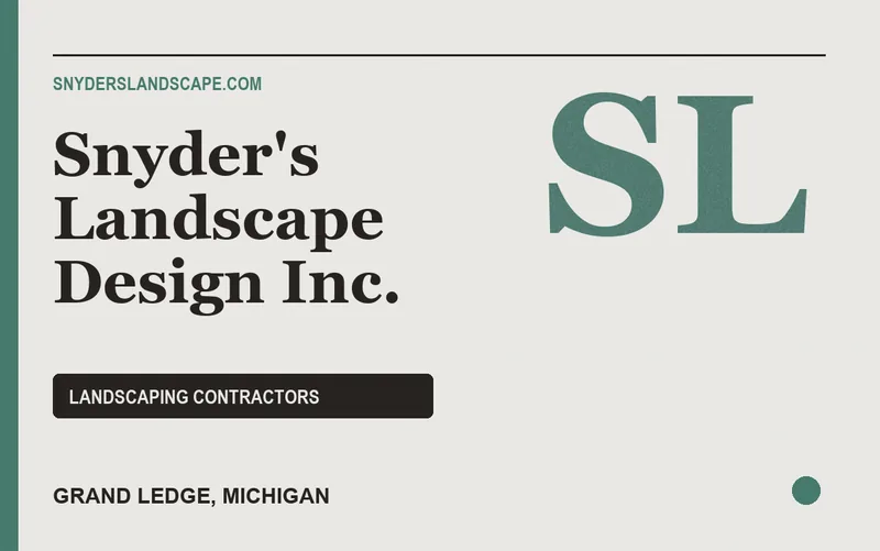 Snyder's Landscape Design Inc. in Grand Ledge, Michigan