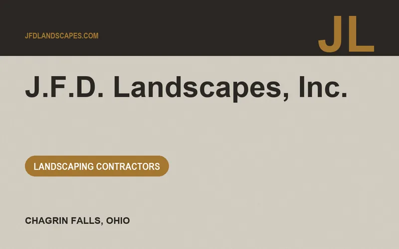 J.F.D. Landscapes, Inc. in Chagrin Falls, Ohio