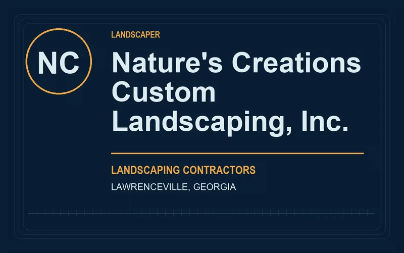 Nature's Creations Custom Landscaping, Inc. in Lawrenceville, Georgia