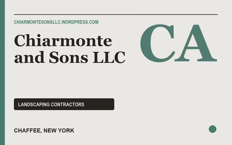 Chiarmonte and Sons LLC in Chaffee, New York