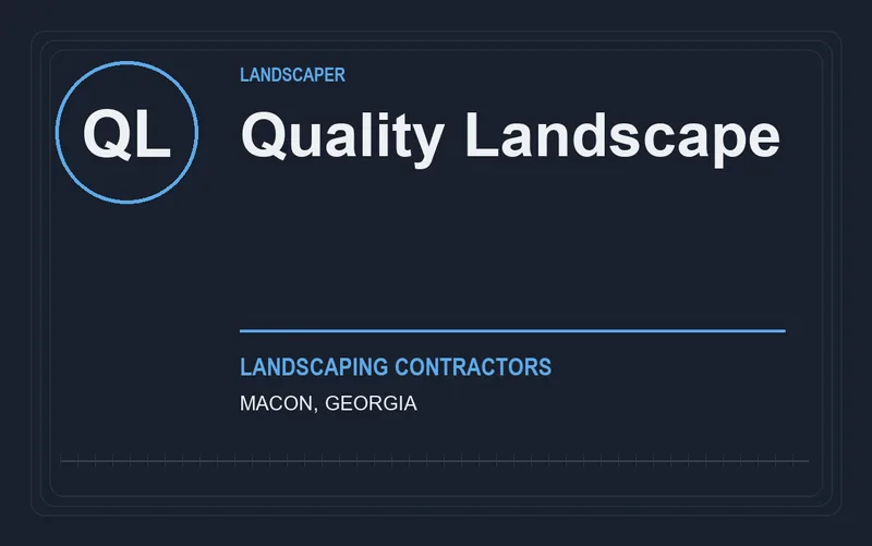 Quality Landscape in Macon, Georgia
