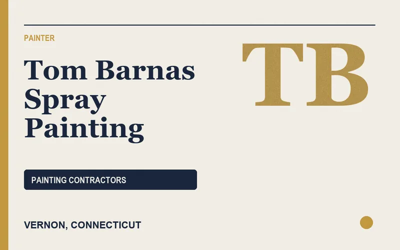 Tom Barnas Spray Painting in Vernon, Connecticut