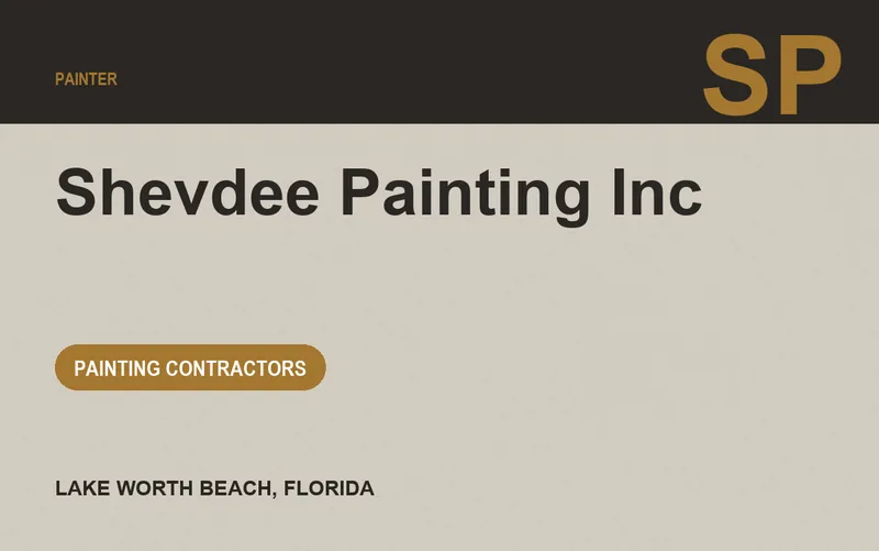 Shevdee Painting Inc in Lake Worth Beach, Florida