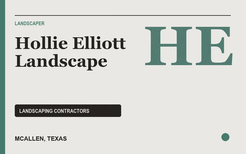 Hollie Elliott Landscape in McAllen, Texas