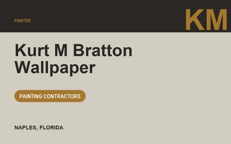 Kurt M Bratton Wallpaper in Naples, Florida