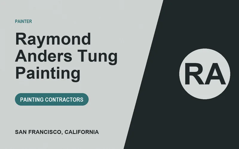 Raymond Anders Tung Painting in San Francisco, California