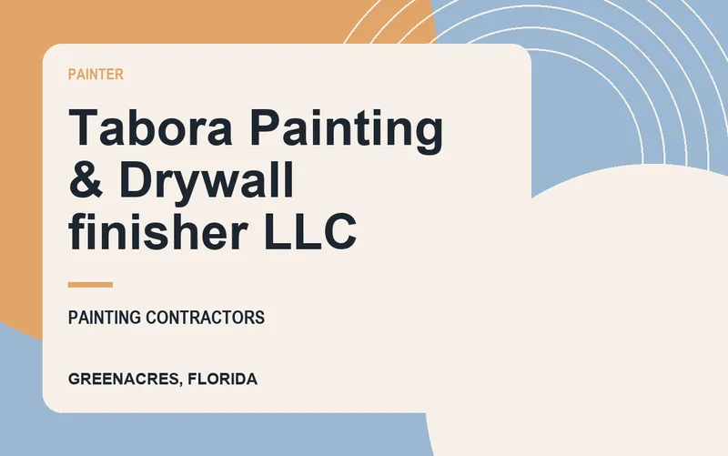 Tabora Painting & Drywall finisher LLC in Greenacres, Florida