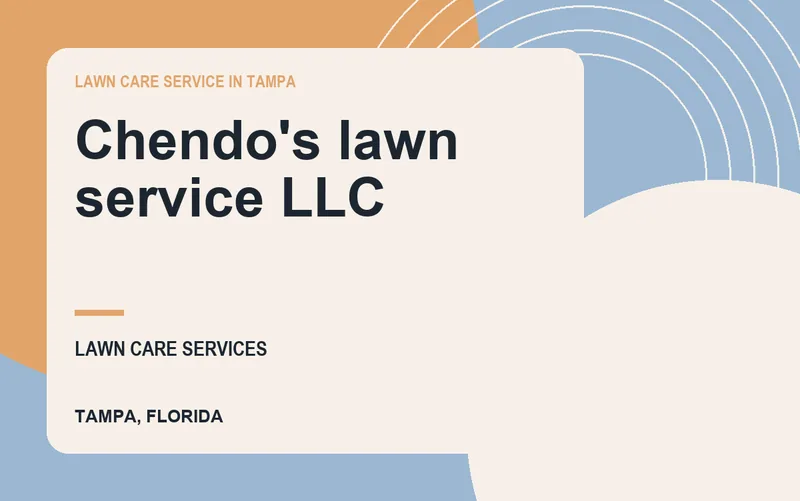 Chendo's lawn service Llc in Tampa, Florida