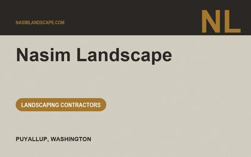 Nasim Landscape in Puyallup, Washington