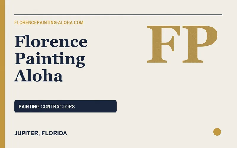 Florence Painting Aloha in Jupiter, Florida