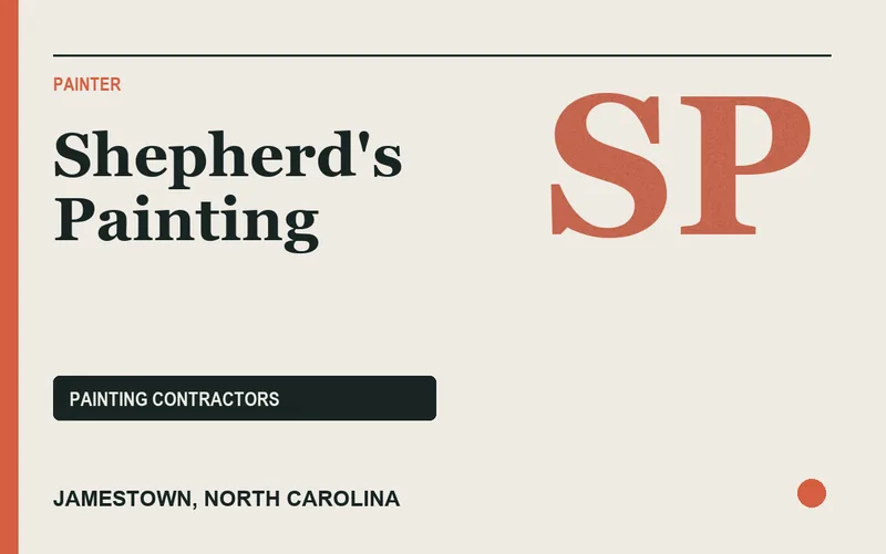 Shepherd's Painting in Jamestown, North Carolina