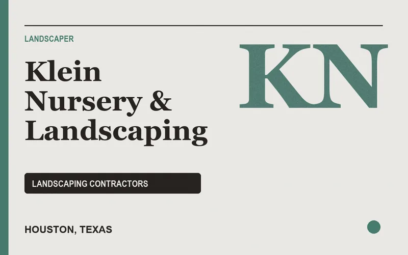 Klein Nursery & Landscaping in Houston, Texas