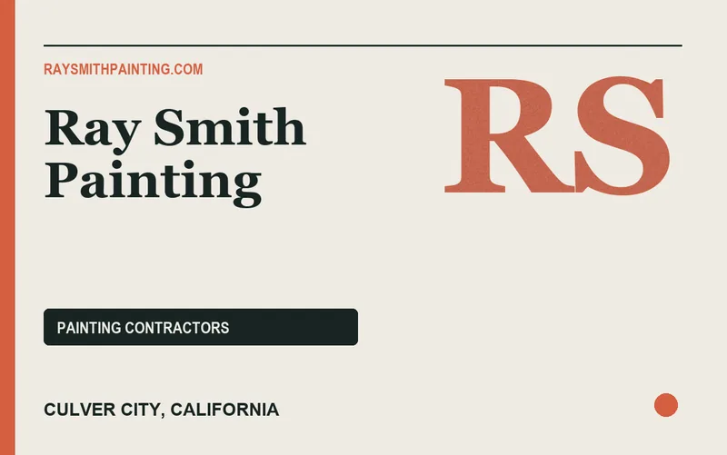 Ray Smith Painting in Culver City, California