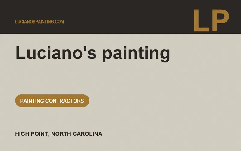 Luciano's painting in High Point, North Carolina