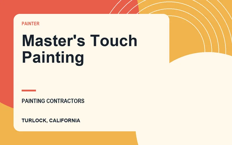 Master's Touch Painting in Turlock, California