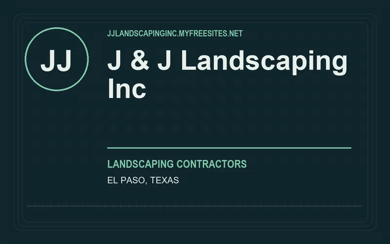 J & J Landscaping Inc in El Paso, Texas