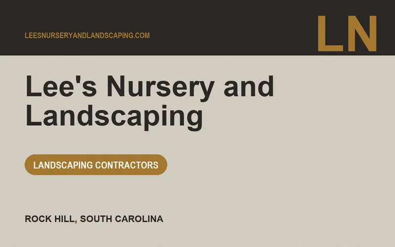Lee's Nursery and Landscaping in Rock Hill, South Carolina