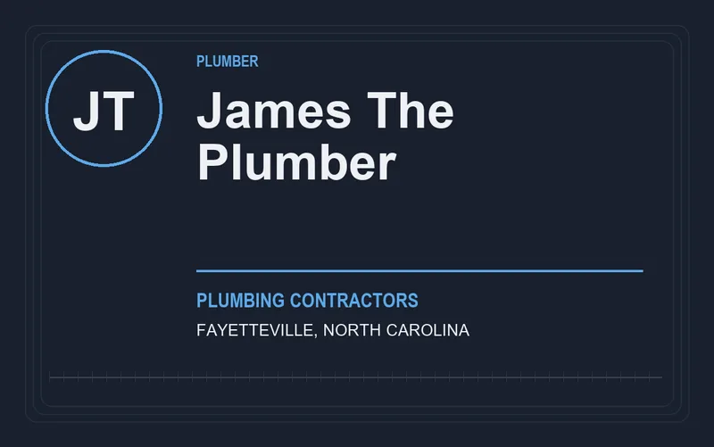 James The Plumber in Fayetteville, North Carolina