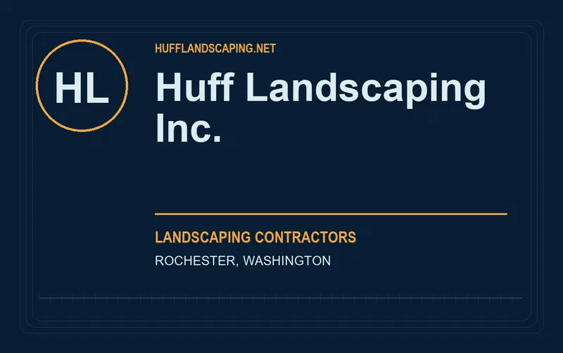 Huff Landscaping Inc. in Rochester, Washington