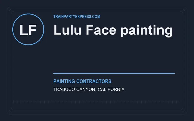 Lulu Face painting in Trabuco Canyon, California
