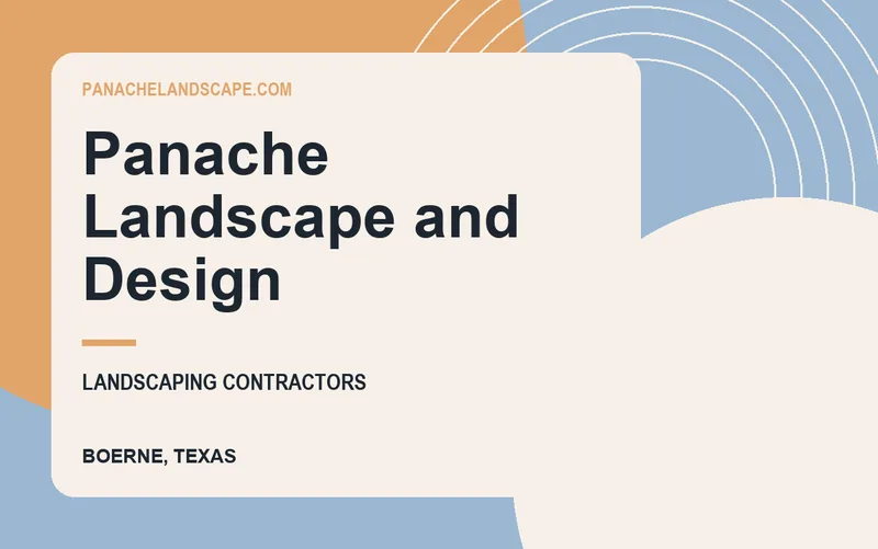 Panache Landscape and Design in Boerne, Texas