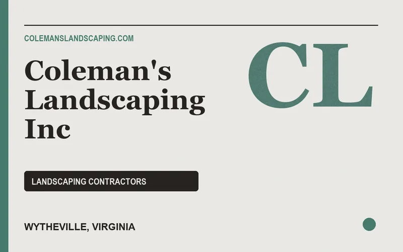 Coleman's Landscaping Inc in Wytheville, Virginia