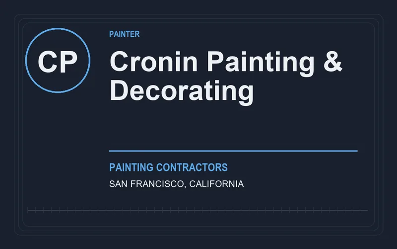 Cronin Painting & Decorating in San Francisco, California