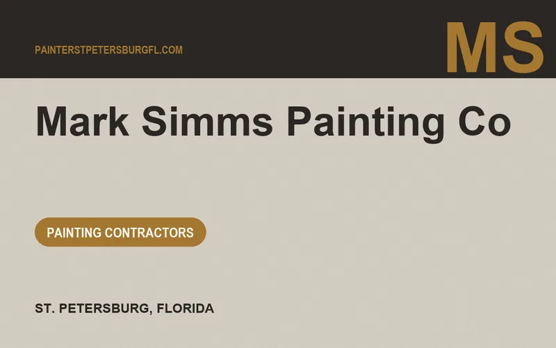 Mark Simms Painting Co in St. Petersburg, Florida