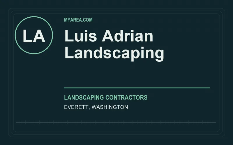 Luis Adrian Landscaping in Everett, Washington