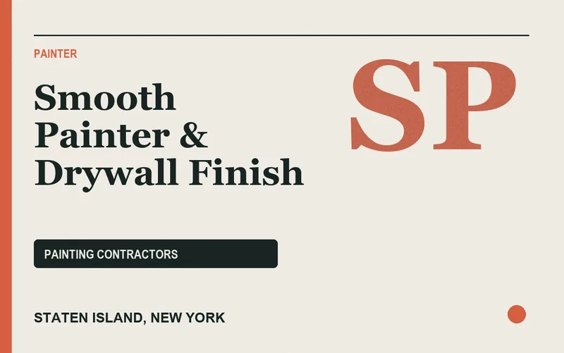 Smooth Painter & Drywall Finish in Staten Island, New York