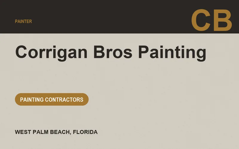 Corrigan Bros Painting in West Palm Beach, Florida