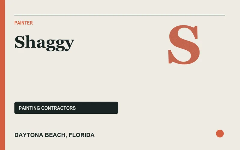 Shaggy in Daytona Beach, Florida