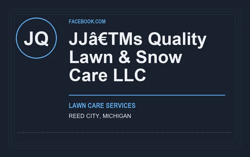 JJâ€TMs Quality Lawn & Snow Care LLC in Reed City, Michigan