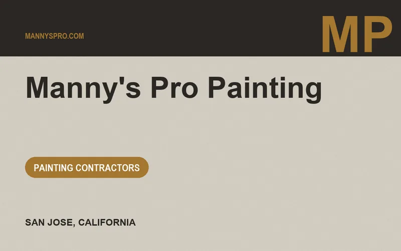 Manny's Pro Painting in San Jose, California