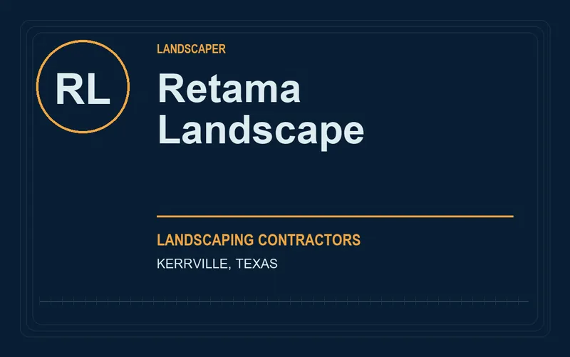 Retama Landscape in Kerrville, Texas